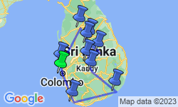 Google Map: Beste van Sri Lanka