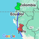 Google Map: Quito to Lima: Surf Towns & Hot Springs
