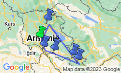 Google Map: Rondreis ARMENIË - 14 dagen; Khatchkars, kloosters en sneeuwtoppen