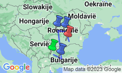 Google Map: Rondreis BULGARIJE & ROEMENIË - 16 dagen; Van Thracië naar Transsylvanië
