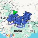 Google Map: Mooiste van India & Nepal