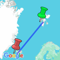 Google Map: Groepsrondreis Van Spitsbergen, naar Groenland & IJsland
