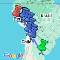 Google Map: Argentina, Atacama & Andes