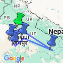 Google Map: Highlights of Northern India