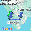 Google Map: Kerala & the Tropical South