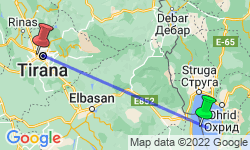Google Map: Cycling in Albania
