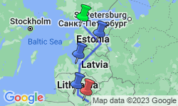 Google Map: Cycle the Baltics
