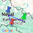 Google Map: Annapurna Sanctuary Trek