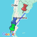 Google Map: Classic Patagonia Treks
