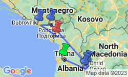 Google Map: Cycle the Balkans