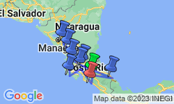 Google Map: Groepsreis Costa Rica & Nicaragua; 'Tuin van Midden-Amerika'