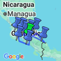 Google Map: Hoogtepunten van Costa Rica