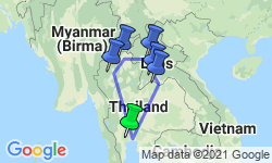 Google Map: Thailand & Laos