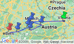Google Map: Christmas Markets of Austria, Germany and Switzerland