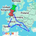 Google Map: European Discoverer
