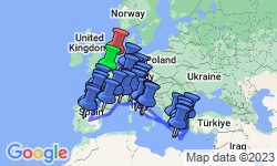Google Map: European Discoverer