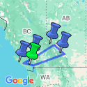 Google Map: Panoramic Canadian Rockies