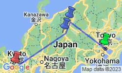 Google Map: Back Roads of Japan