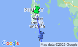 Google Map: Sailing Thailand - Phuket to Phuket