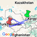 Google Map: Best of Uzbekistan and Turkmenistan