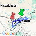 Google Map: Best of Kyrgyzstan and Tajikistan