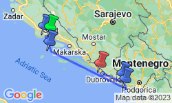 Google Map: Dalmatian Coast & Montenegro Sailing