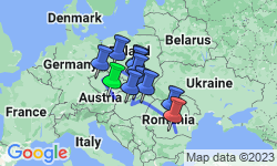 Google Map: Journey through Central Europe & Romania