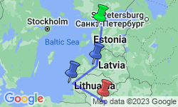 Google Map: Cycle the Baltics