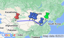 Google Map: China's Silk Road
