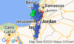 Google Map: Jordan, Israel & the Palestinian Territories Real Food Adventure