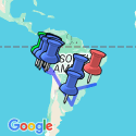 Google Map: Best of Peru, Argentina & Brazil
