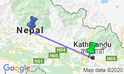 Google Map: Nepal Trek Challenge