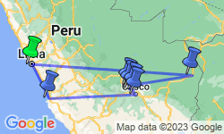 Google Map: Inca Trail & Amazon Adventure
