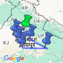 Google Map: Northern India Family Holiday