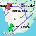 Google Map: Southern Africa Safari