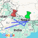 Google Map: Classical India with Nepal