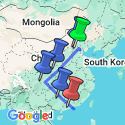 Google Map: Beijing to Hong Kong Adventure