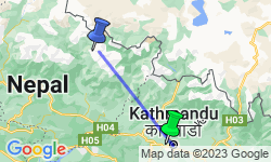 Google Map: Tamang Heritage & Langtang Valley Trek