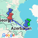 Google Map: Highlights of Azerbaijan & Georgia