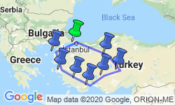 Google Map: Treasures of Turkey