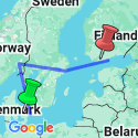 Google Map: Capitals of Scandinavia