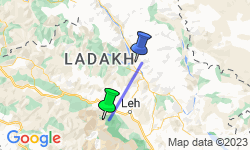 Google Map: Ladakh with Hemis Festival