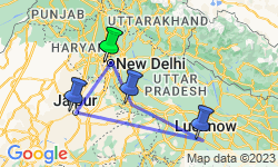 Google Map: Gouden Driehoek India