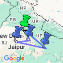 Google Map: Gouden Driehoek India