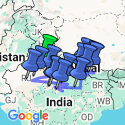 Google Map: Mooiste van India & Nepal
