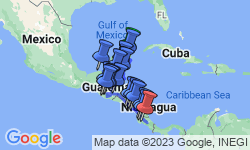 Google Map: Central American Adventure
