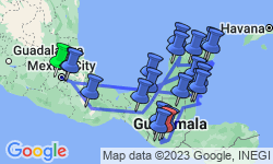 Google Map: Central America Encompassed
