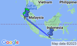 Google Map: Sumatra Adventure
