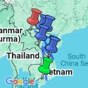 Google Map: Treasures of Vietnam