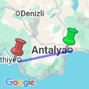 Google Map: Familiereis Turkije